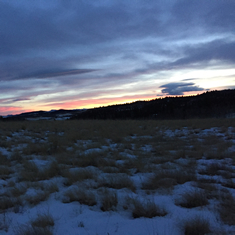 Elkhorn Ranch Morning Sky